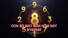 Con số may mắn hôm nay thứ 6 ngày 3.10.2025 của 12 con giáp