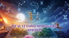 Tử vi 12 cung hoàng đạo hôm nay 3.10: Bạch Dương thăng tiến, Cự Giải đối mặt khó khăn