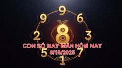 Con số may mắn hôm nay thứ 2 ngày 6.10.2025 của 12 con giáp