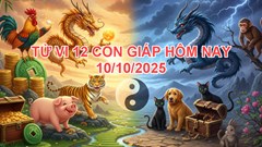 Tử vi 12 con giáp 10.10: Ngày Nhâm Tý cạnh tranh, cần giữ bình tĩnh
