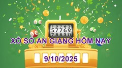 XSAG 9.10 | Trực tiếp kết quả xổ số An Giang hôm nay thứ 5