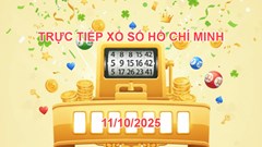 XSHCM 11.10 | Trực tiếp kết quả xổ số Hồ Chí Minh hôm nay thứ 7