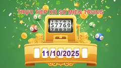 XSMT 11.10 | Trực tiếp kết quả xổ số miền Trung hôm nay thứ 7