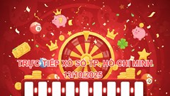 XSHCM 13.10 | Trực tiếp kết quả xổ số Hồ Chí Minh hôm nay thứ 2