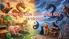 Tử vi 12 con giáp hôm nay 15.10: Bình tĩnh để tiến xa