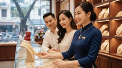 Giá vàng hôm nay 2.12: SJC tăng mạnh, vàng thế giới ổn định