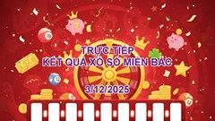 XSMB 3.12 | Trực tiếp kết quả xổ số miền Bắc hôm nay thứ 4