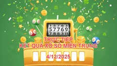 XSMT 4.12 | Trực tiếp kết quả xổ số miền Trung hôm nay thứ 5