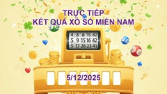 XSMN 5.12 | Trực tiếp kết quả xổ số miền Nam hôm nay thứ 6