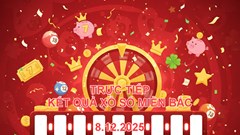 XSMB 8.12 | Trực tiếp kết quả xổ số miền Bắc hôm nay thứ 2