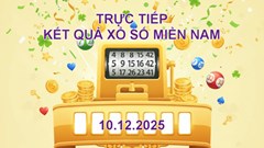 XSMN 10.12 | Trực tiếp kết quả xổ số miền Nam hôm nay thứ 4