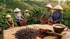 Giá cà phê hôm nay 12.12: Tăng nhẹ sau chuỗi giảm kéo dài