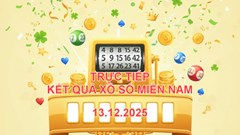 XSMN 13.12 | Trực tiếp kết quả xổ số miền Nam hôm nay thứ 7