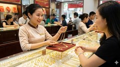 Giá vàng hôm nay 18.1: SJC tiếp tục ở mức cao gần 163 triệu đồng