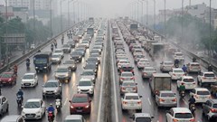 Giao thông Hà Nội sáng 24.1: Ùn ứ vành đai 3, cao tốc giảm tầm nhìn