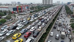 Giao thông Hà Nội sáng 26.1: Vành đai 3, hầm Trung Hòa ùn kéo dài