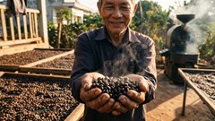 Giá cà phê hôm nay 18.2 neo cao sát mức 98.000 đồng/kg