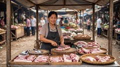 Giá heo hơi hôm nay 27.3: Phân hóa rõ giữa ba miền