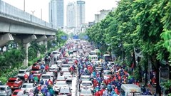 Giao thông Hà Nội sáng 30.3: Hà Nội ngập nước, nhiều tuyến tắc dài