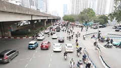 Giao thông Hà Nội sáng 7.4: Nhiều tuyến đông xe giờ cao điểm