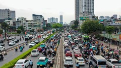 Giao thông Hà Nội sáng 9.4: Vành đai 3 ùn dài, xe đầu kéo gặp sự cố