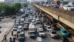 Giao thông Hà Nội sáng 14.4: Vành đai 3 ùn tắc, nhiều xe gặp sự cố