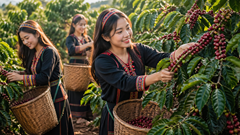 Giá cà phê hôm nay 25.4: Bật tăng 1.500 đồng/kg, thị trường bứt phá