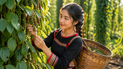 Giá hồ tiêu hôm nay 30.4: Gia Lai tăng nhẹ, thị trường đi ngang