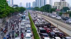 Giao thông Hà Nội 8.5: Xe đông, nhiều nút giao đèn không hoạt động