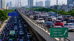Giao thông Hà Nội sáng 12.5: Vành đai 3 đông xe, cầu lớn thông thoáng