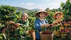 Giá cà phê hôm nay 26.6: Bật tăng, Tây Nguyên thêm 700 đồng/kg