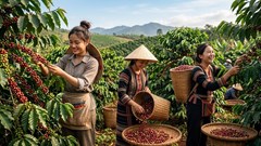Giá cà phê hôm nay 11.8.2026 đồng loạt tăng, thị trường lấy lại sắc xanh