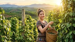 Giá hồ tiêu hôm nay 16.8.2026: Cao nhất vẫn 139.000 đồng/kg