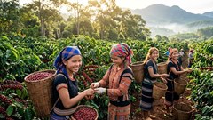 Giá cà phê hôm nay 20.8.2026 tăng mạnh, cao nhất 98.500 đồng/kg