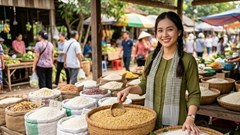 Giá lúa gạo hôm nay 23.8.2026: Lúa đi ngang, gạo nguyên liệu giảm