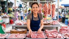 Giá heo hơi hôm nay 24.8.2026: Cả nước đồng loạt đi ngang