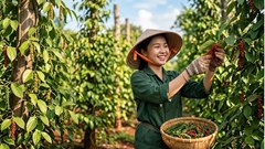 Giá hồ tiêu hôm nay 29.8.2026: Đồng loạt giảm tới 1.500 đồng/kg