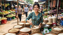 Giá lúa gạo hôm nay 1.9.2026: Thị trường đi ngang trong kỳ nghỉ lễ