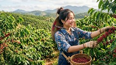 Giá cà phê hôm nay 15.9 ổn định sau phiên giảm 500 đồng/kg
