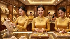 Giá vàng hôm nay 17.9: SJC đứng yên, vàng thế giới giảm mạnh