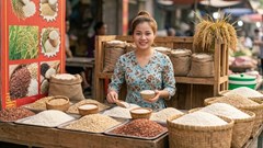 Giá lúa gạo hôm nay 19.9: Lúa chững giảm, gạo nguyên liệu giữ giá
