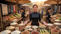 Giá lúa gạo hôm nay 22.9.2026: Gạo nguyên liệu tiếp tục giữ giá