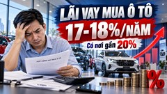 Ô tô giảm cả trăm triệu nhưng lãi vay tăng mạnh: Có nên mua xe trả góp lúc này?