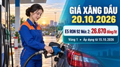 Giá xăng dầu hôm nay 20.10.2026: Dầu thế giới khác chiều giữa các kỳ hạn