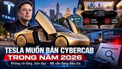 Tesla muốn bán xe tự lái Cybercab ngay trong năm 2026