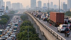 Giao thông Hà Nội sáng 30.10: Hồ Tùng Mậu ùn từ Đại học Thương mại hướng Mai Dịch