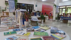 Trưng bày sách thành tác phẩm nghệ thuật để bạn đọc thưởng lãm