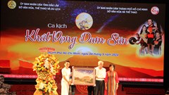 Ca kịch “Khát vọng Dam Săn” đến với khán giả TP.HCM