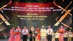 Tuyên dương 114 gia đình văn hóa – hạnh phúc tiêu biểu năm 2024