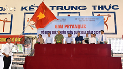 Gần 200 VĐV tham gia Giải Petanque vô địch trẻ, thiếu niên quốc gia năm 2024